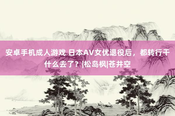 安卓手机成人游戏 日本AV女优退役后，都转行干什么去了？|松岛枫|苍井空