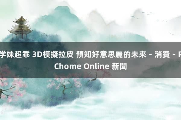 学妹超乖 3D模擬拉皮 預知好意思麗的未來 - 消費 - PChome Online 新聞