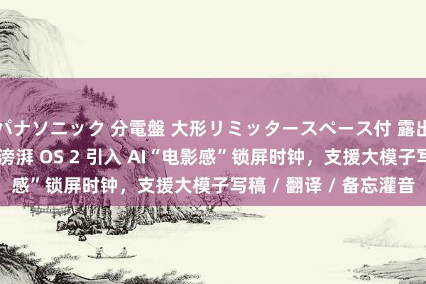 パナソニック 分電盤 大形リミッタースペース付 露出・半埋込両用形 小米滂湃 OS 2 引入 AI“电影感”锁屏时钟，支援大模子写稿 / 翻译 / 备忘灌音